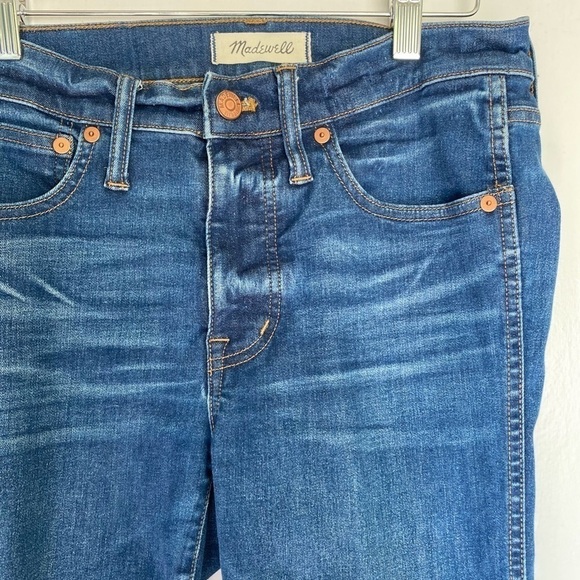 MADEWELL Denim 9” High Rise Skinny Jeans Womens Size 27 Tall - Picture 7 of 13